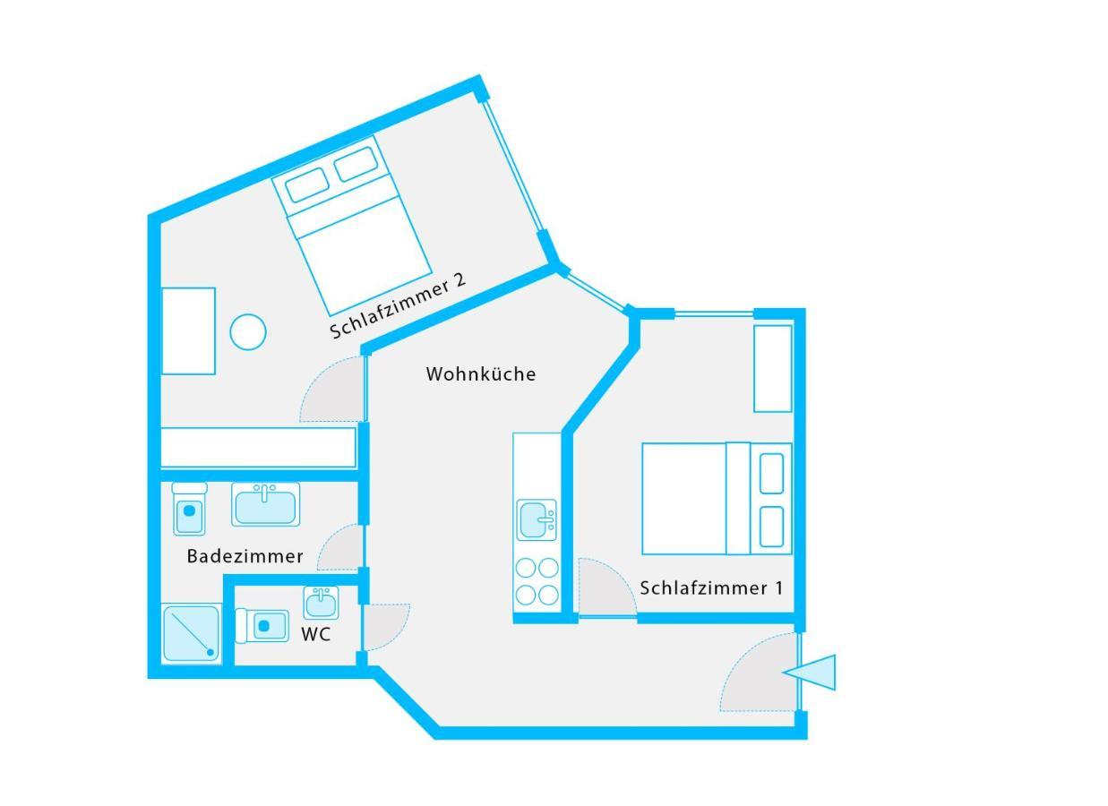 The Mierendorf Hinterhaus, 2 Bed Rooms Up To 4 People Berlin Exteriör bild